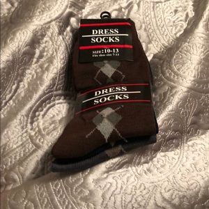 Men’s assorted color argyle dress socks